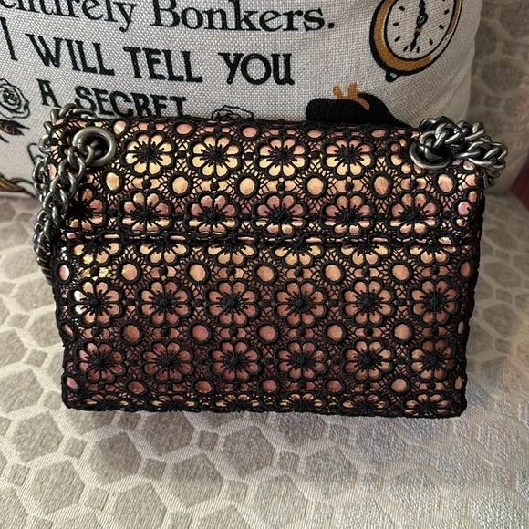 NWT Gorgeous Kurt Geiger London Lace Mini Brixton Bag - Picture 4 of 16